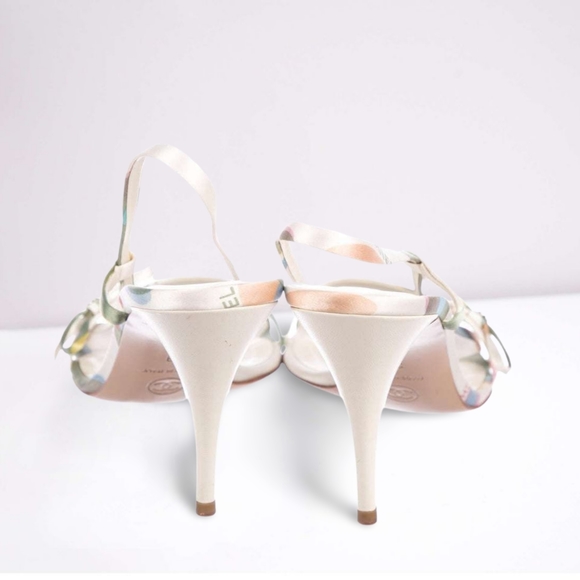 Chanel CC Satin Sandals- Spring 2005 Collection - Size 39 FR - Picture 7 of 8